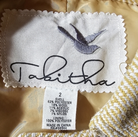 Tabitha Anthropologie Tweed Blazer -> Tabitha Anthropologie Tweed Blazer - Picture 5 of 6